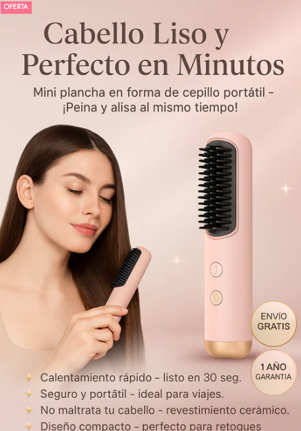 CEPILLO ALISADOR IONIC PRO 💫💃💥